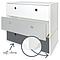 Kommode COLORFLEX Schubladen Farben white-pearl grey-space grey