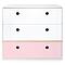 Kommode COLORFLEX Schubladen Farben white-white-sweet pink