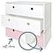 Kommode COLORFLEX Schubladen Farben white-white-sweet pink