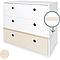 Kommode COLORFLEX Schubladen Farben white-white-white wash