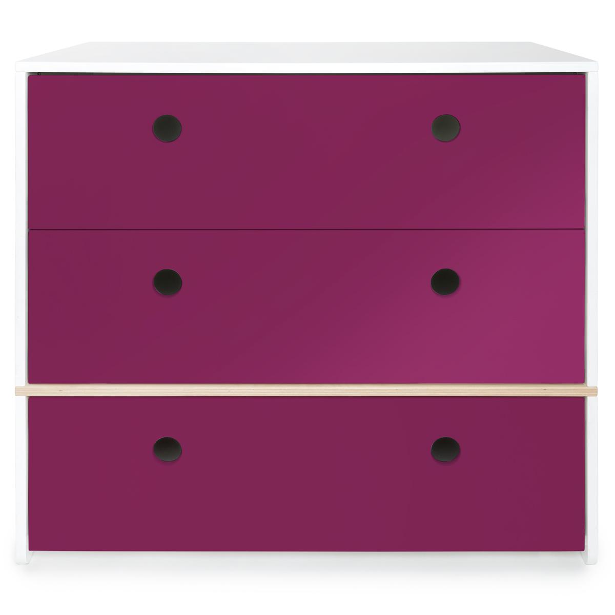 Kommode COLORFLEX Schubladen plum