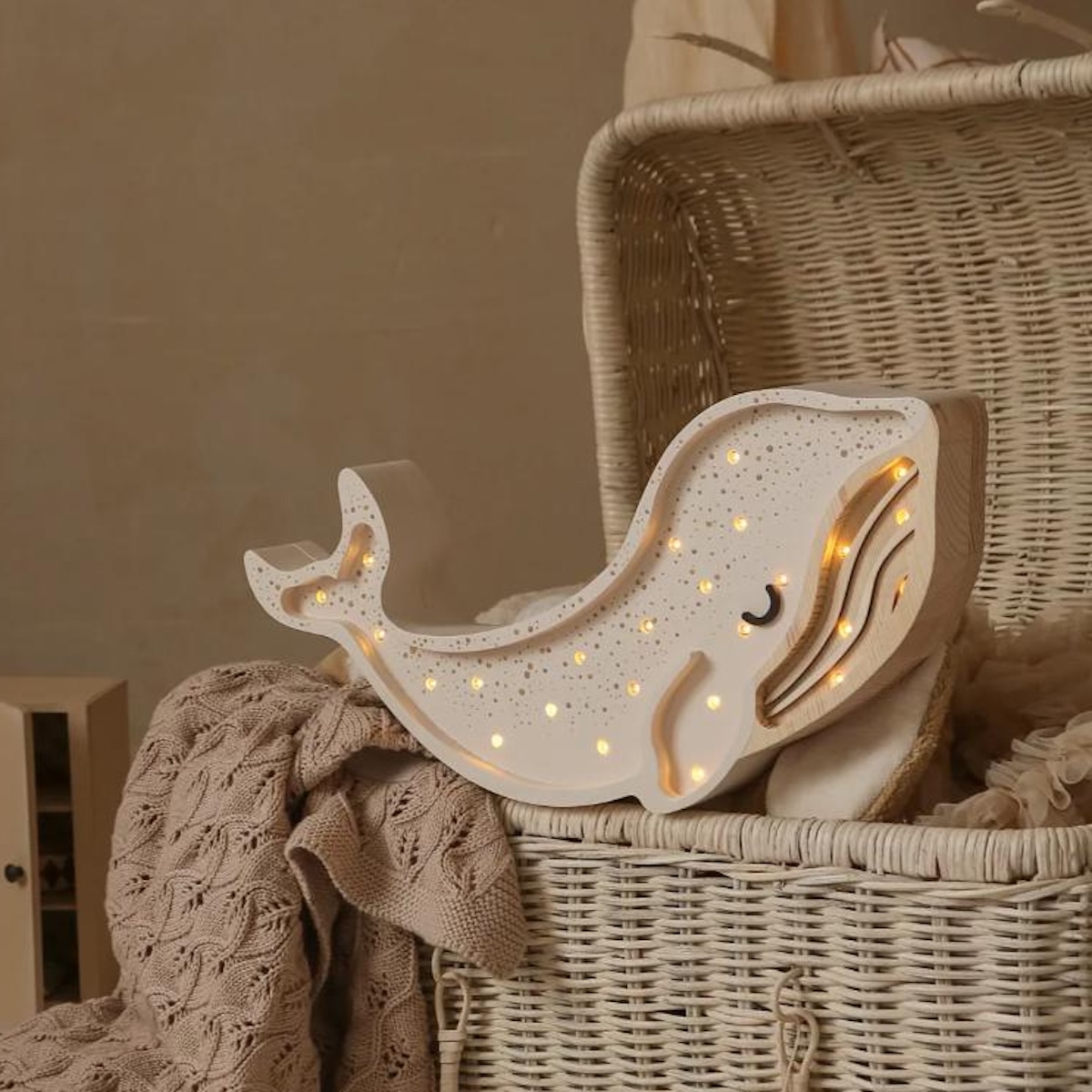 Lampe lumières WHALE Little Lights ALBINO white