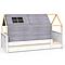 Liege-Dach bodentief-Fallschutz niedrig KASVA mit Textilien Bobble grey