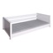 Liege niedrig 90x200cm KASVA Buche massiv weiß-lackiert