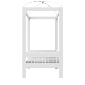 Lit baldaquin 90x200cm BREEZE LUX Lifetime blanc