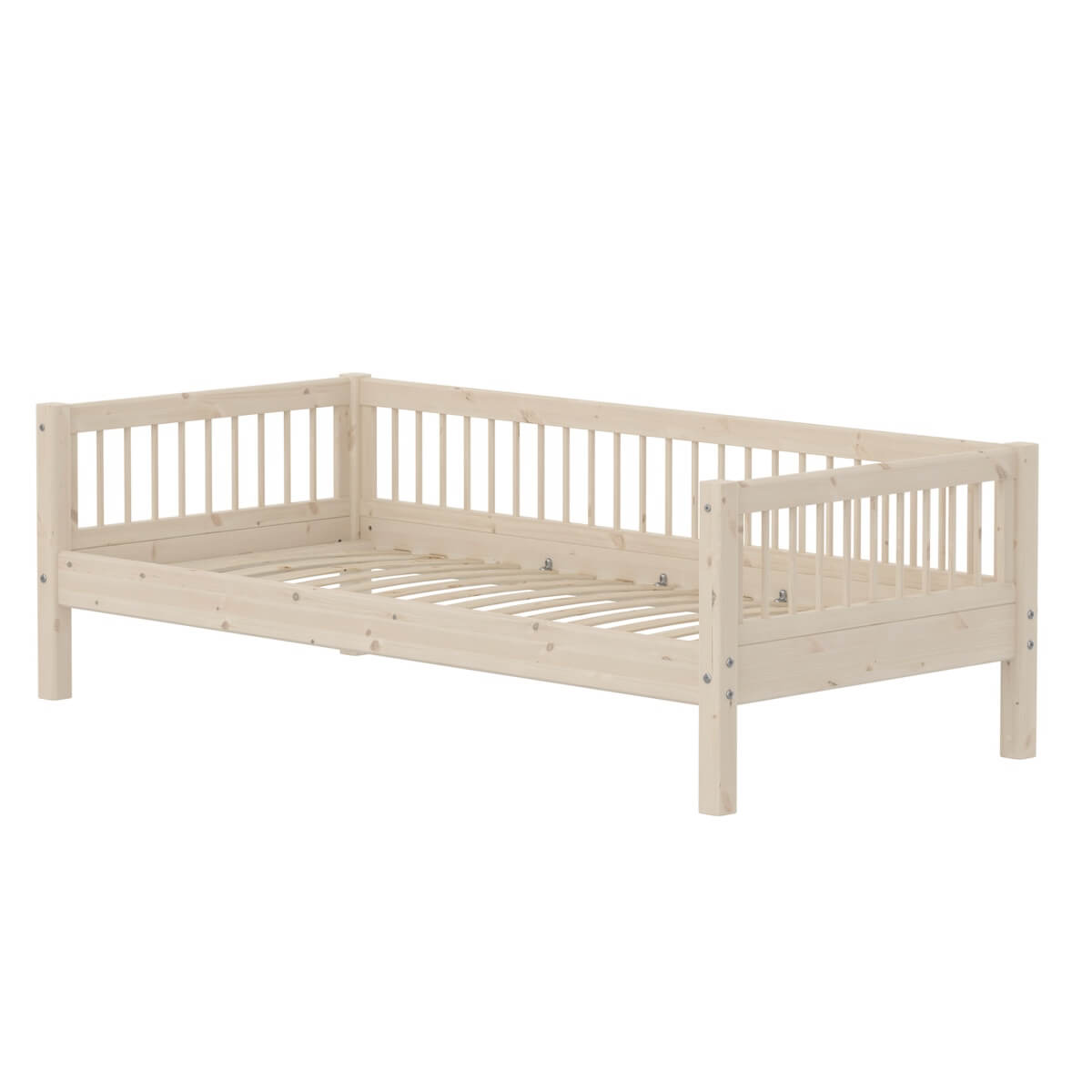 Lit banquette 90x200cm CLASSIC Flexa White Washed Pine