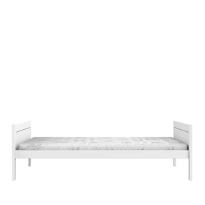 Lit bas 140x200cm DELUXE Lifetime blanc
