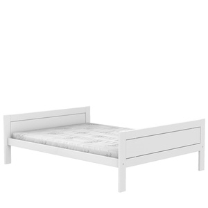 Lit bas 140x200cm DELUXE Lifetime blanc