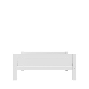 Lit bas 140x200cm DELUXE Lifetime blanc