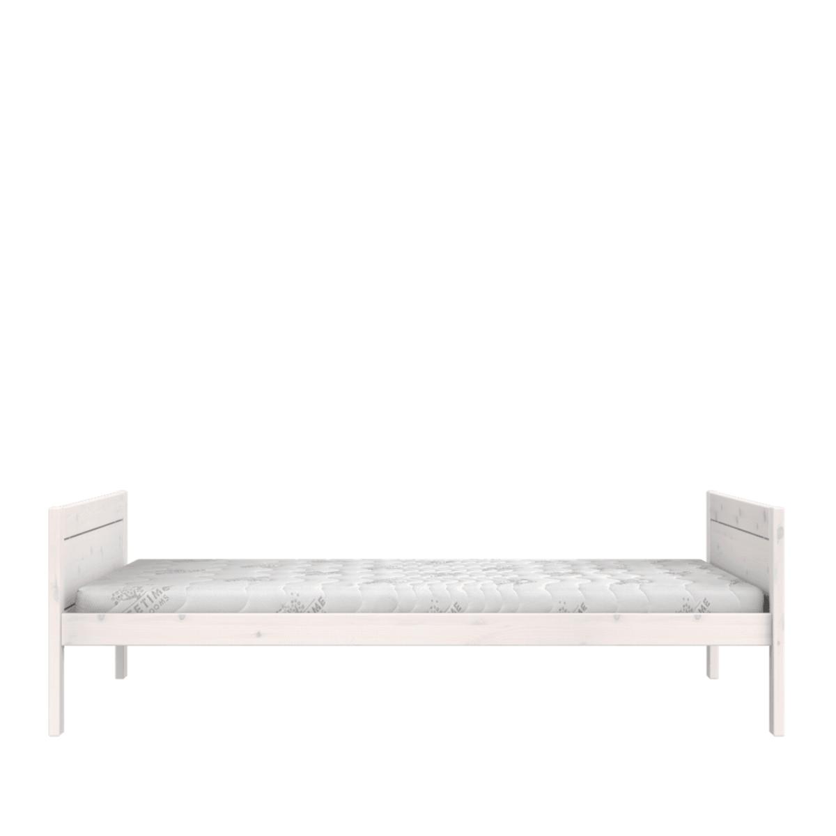 Lit bas 140x200cm DELUXE Lifetime blanchi