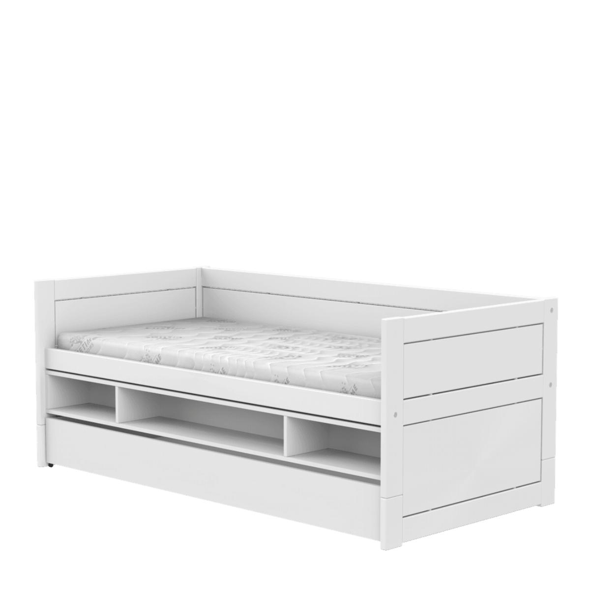 Lit cabine avec rangement-tiroir 90x200cm Lifetime blanc