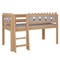 Lit Château mi-hauteur échelle DELUXE de Breuyn naturel-gris