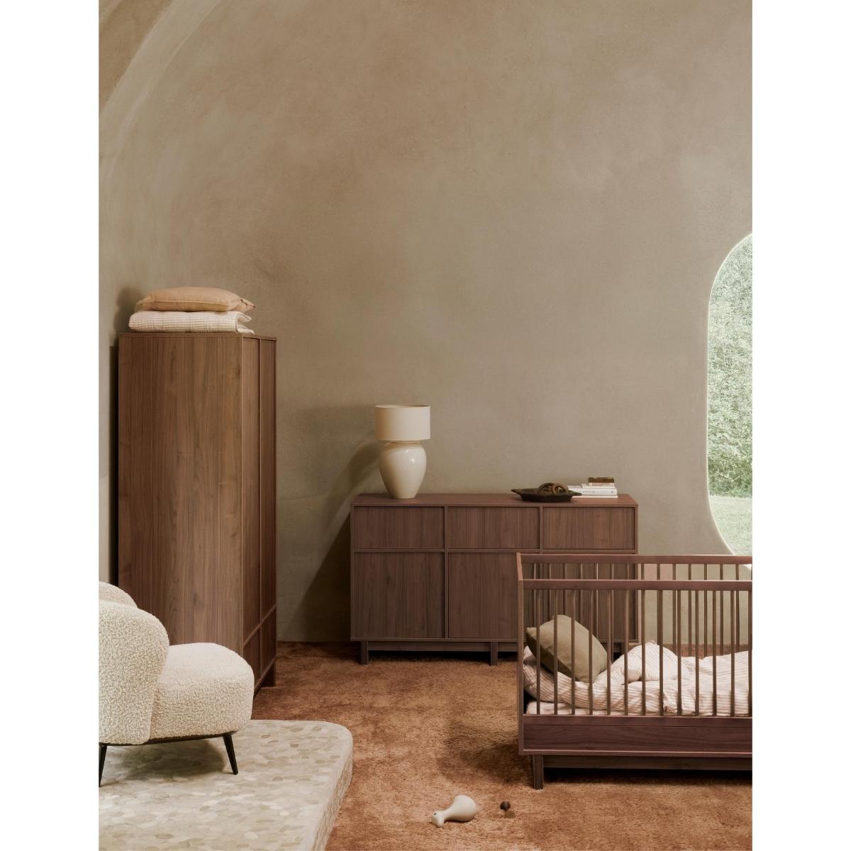 Lit convertible 70x120cm KYO Quax walnut