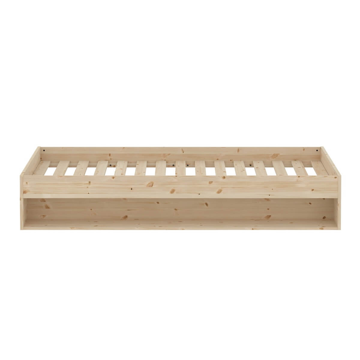 Lit double-étagère 140x200cm GROW Flexa pine