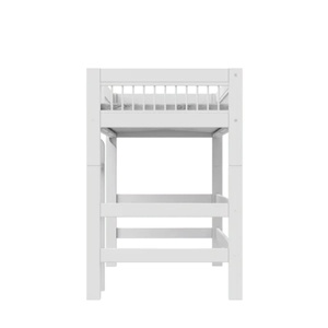 Lit mezzanine escalier 90x200cm BREEZE DELUXE Lifetime blanc