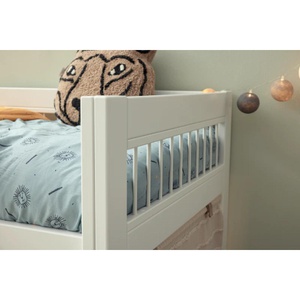 Lit mezzanine escalier 90x200cm BREEZE DELUXE Lifetime blanc