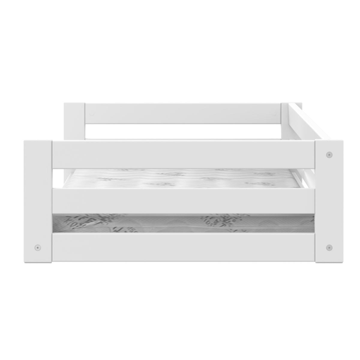 Lit montessori 90x200cm ELEMENTS Lifetime blanc