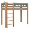 Lit Pirate mezzanine DELUXE de Breuyn naturel-bleu