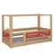 Lit Tatü baldaquin DELUXE de Breuyn naturel-rouge