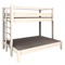 Litera doble 90+140x200cm DESTYLE de Breuyn tintada en blanco