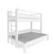 Litera doble barrera inferior 90-140x200cm DESTYLE de Breuyn lacado blanco