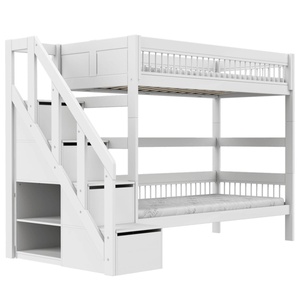 Lits superposé 90x200cm escalier BREEZE LUX Lifetime