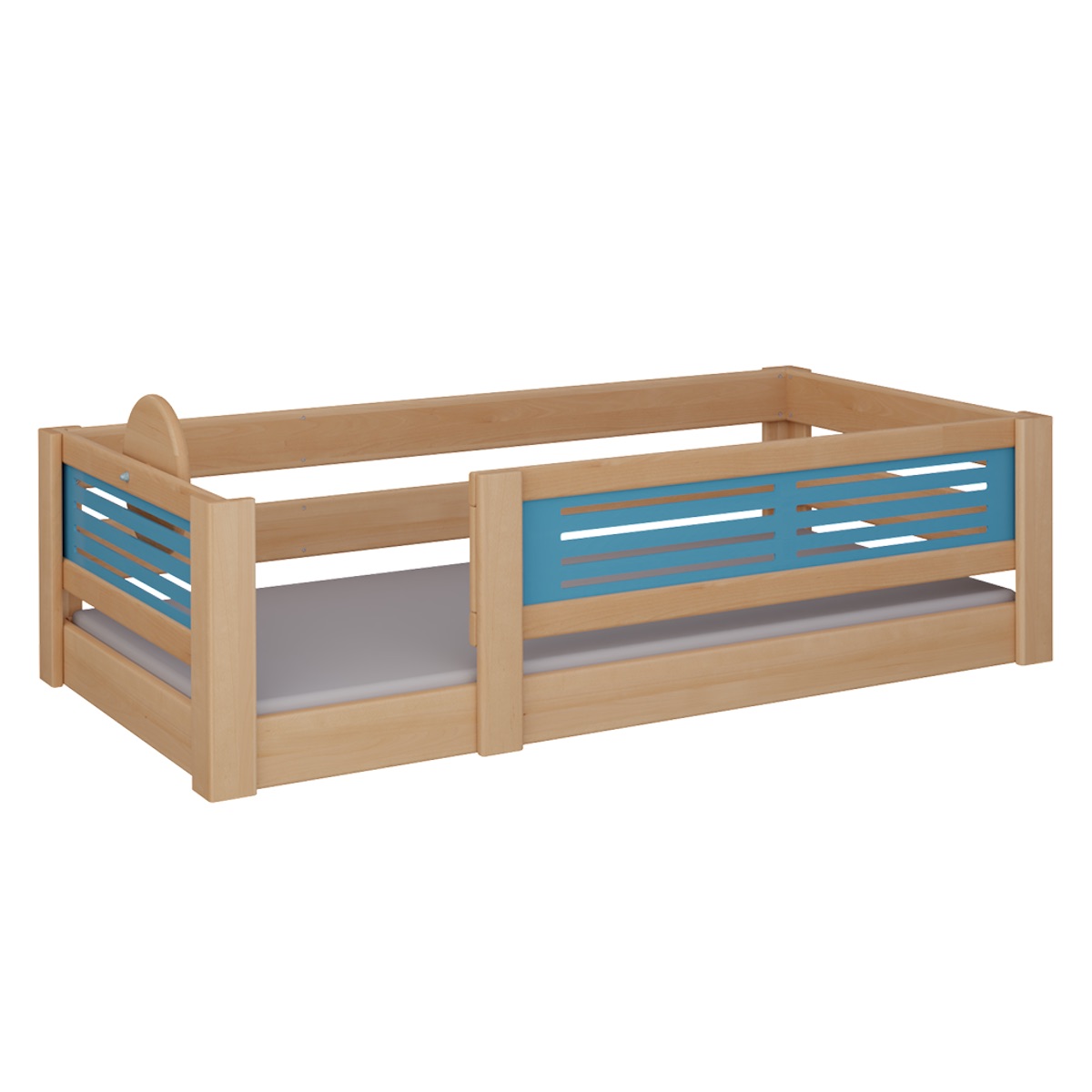 Low bed Tatü DELUXE de Breuyn natural-blue