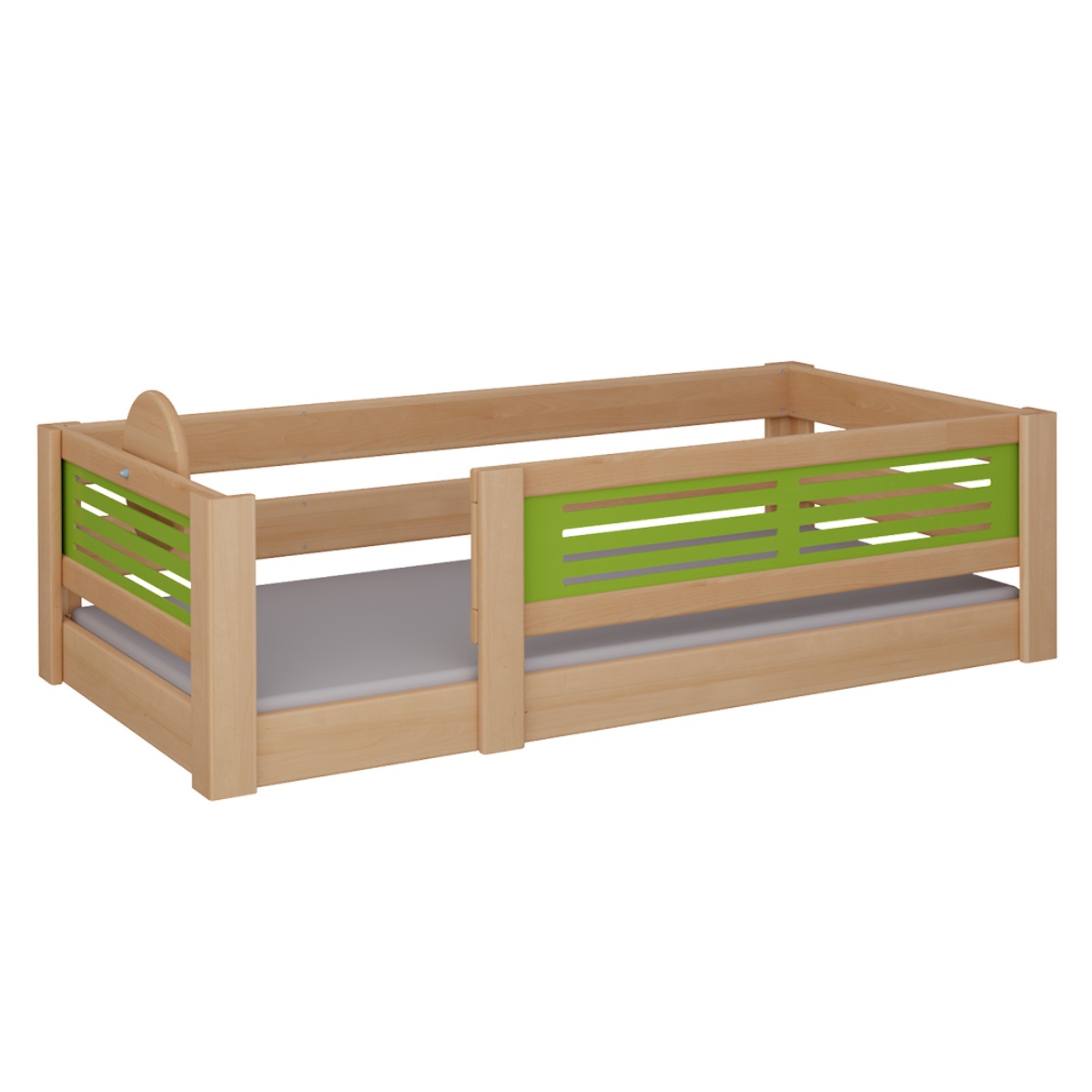 Low bed Tatü DELUXE de Breuyn natural-green