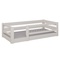 Low Kubu bed DELUXE de Breuyn whitened