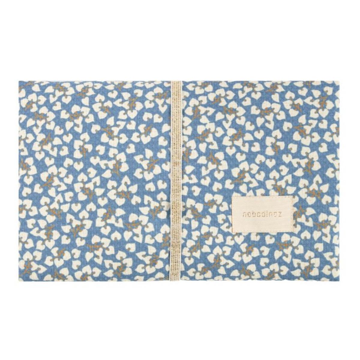 Matelas à langer imperméable MOZART Nobodinoz blue yumiko