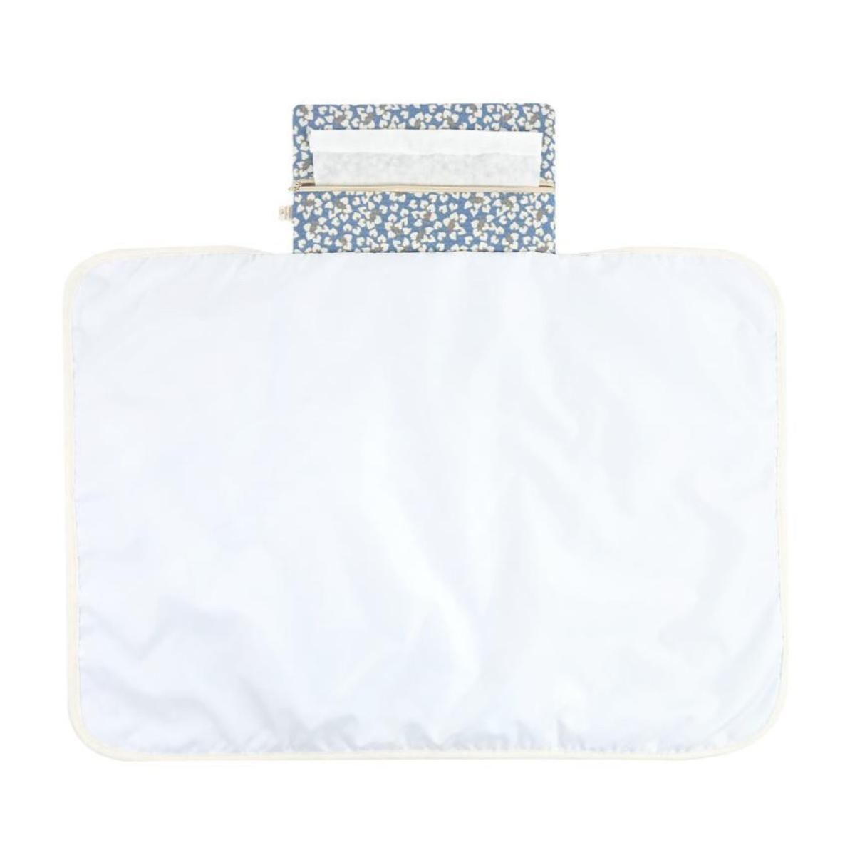 Matelas à langer imperméable MOZART Nobodinoz blue yumiko