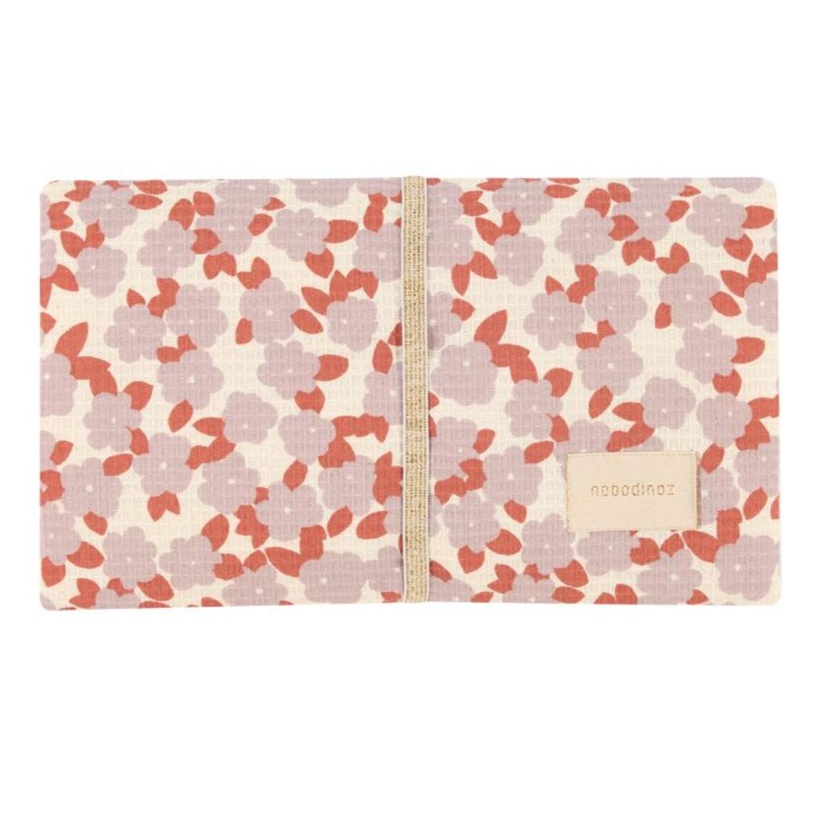 Matelas à langer imperméable MOZART Nobodinoz mauve sakura