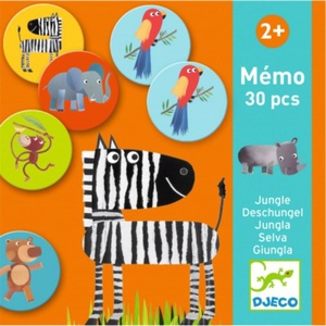 Mémos, Lotos, Dominos Mémo jungle Djeco