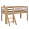 Mid-sleeper bed Tatü angled ladder DELUXE de Breuyn natural-whitened