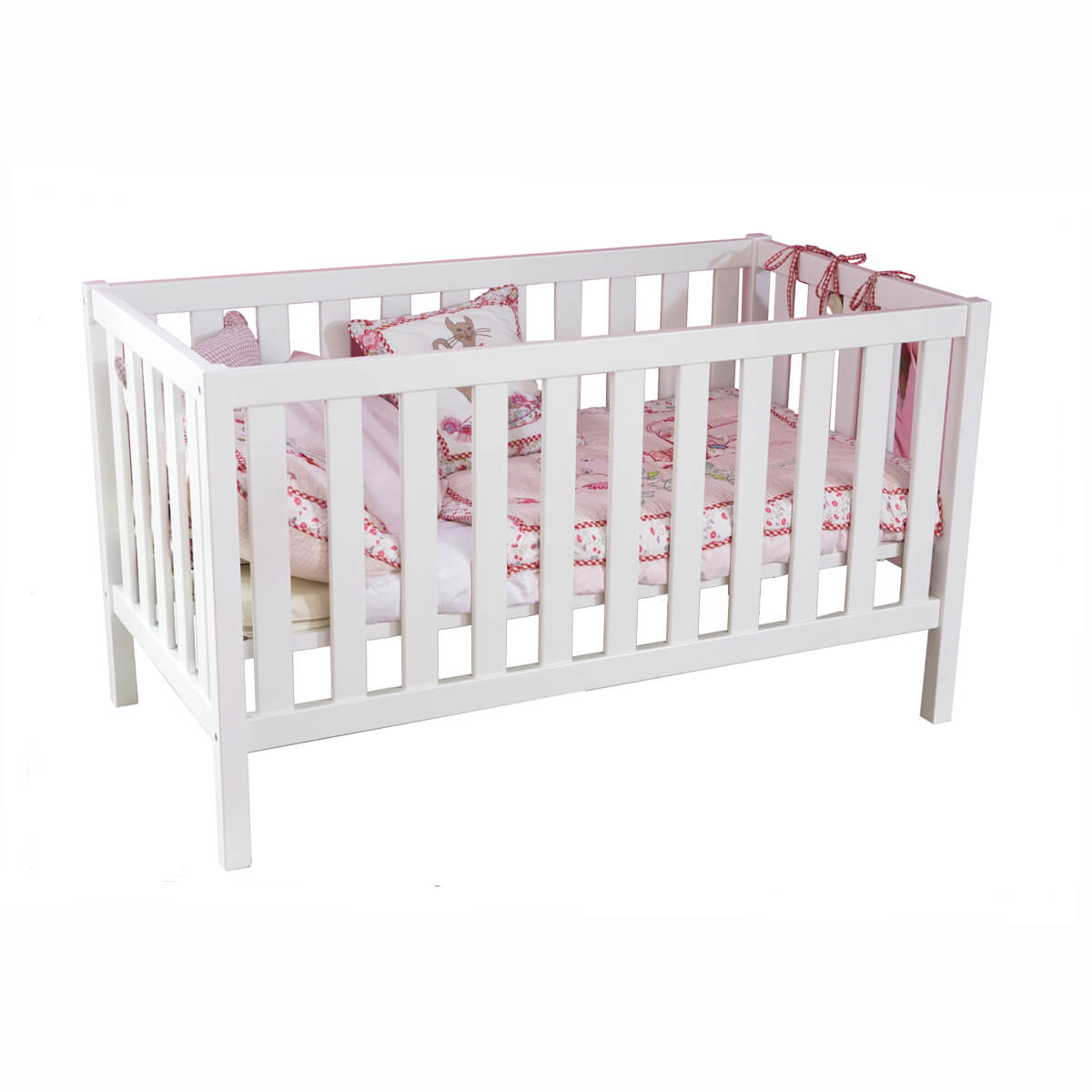 Mitwachsendes Babybett DESTYLE de Breuyn geweißt