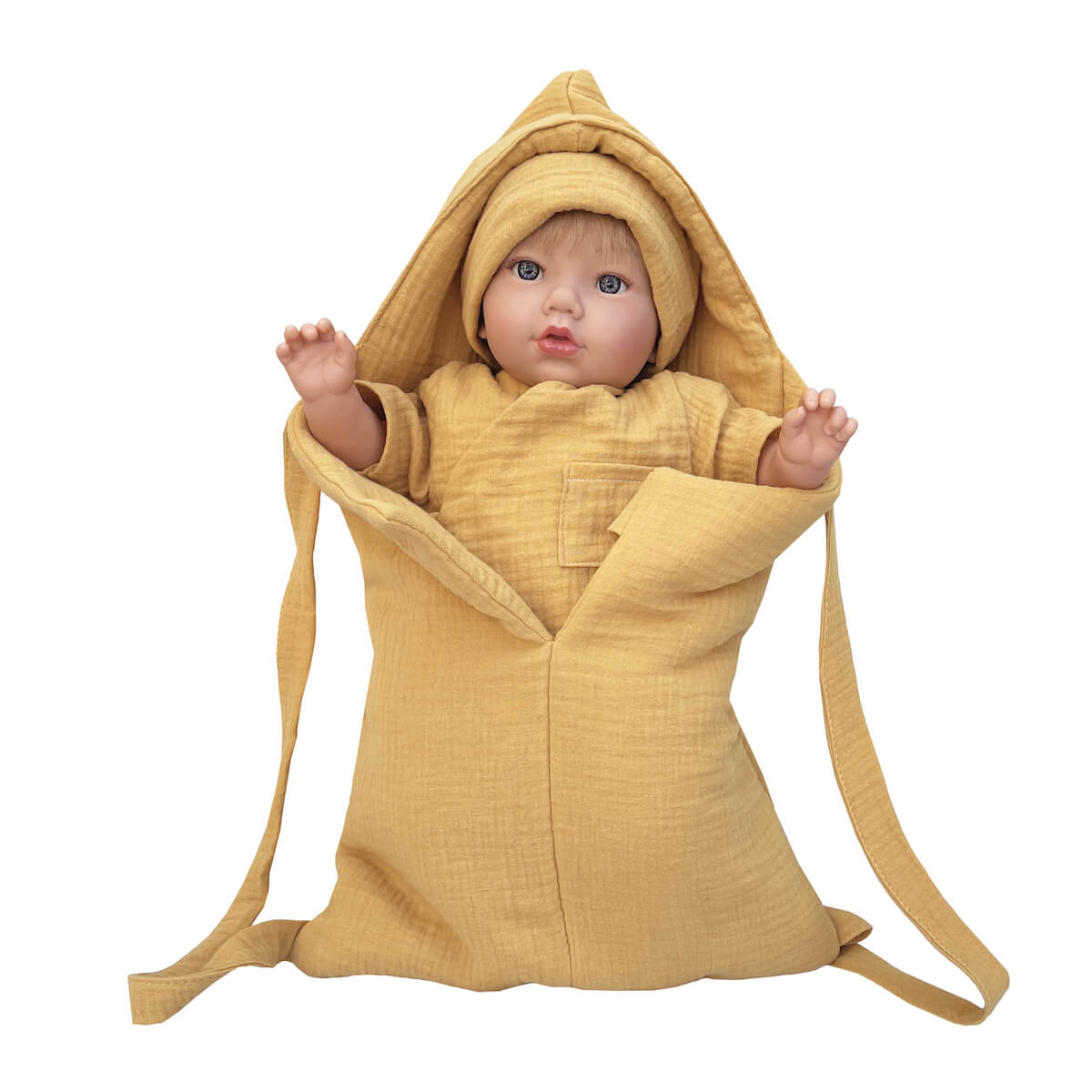 Mochila muñeca BOBBLE mostaza