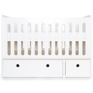 Modular Baby bed 70x140cm COLORFLEX fronts white