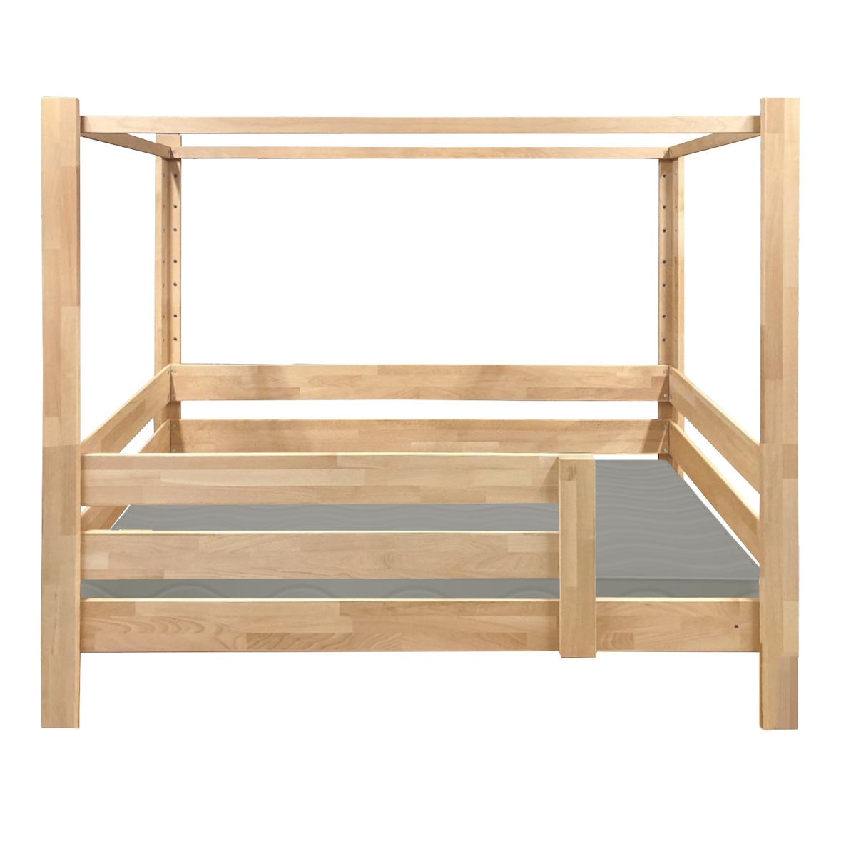 Montessori-Sicherheitsset für das Kinderbett 90x200cm 7 in 1 Leiter Längsseite DESTYLE de Breuyn natürlich