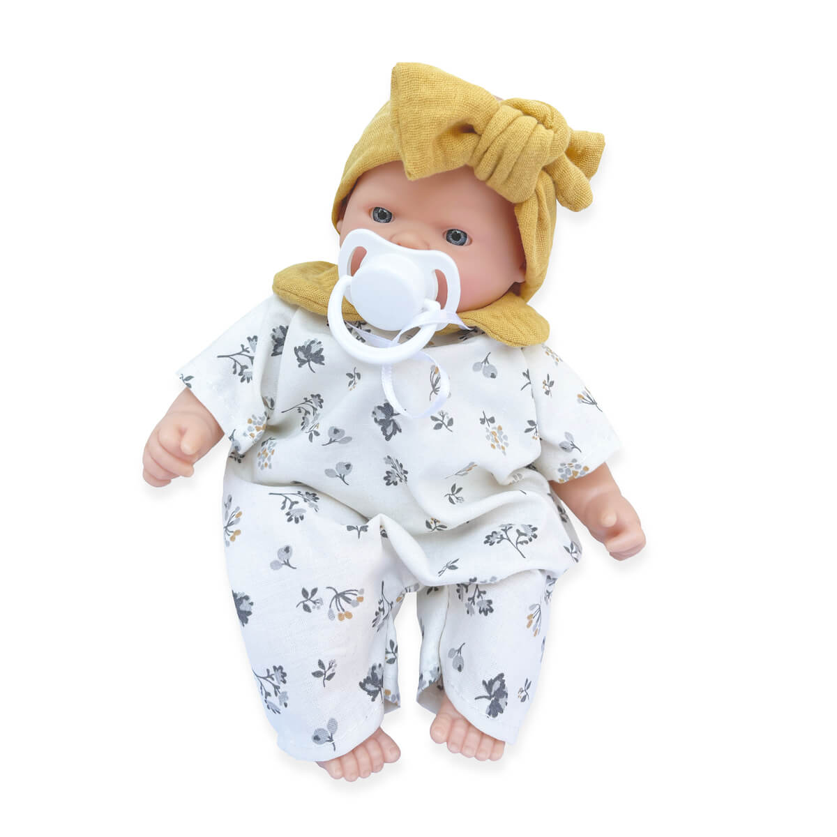 Muñeca Nina 26cm FLOWERS blanco