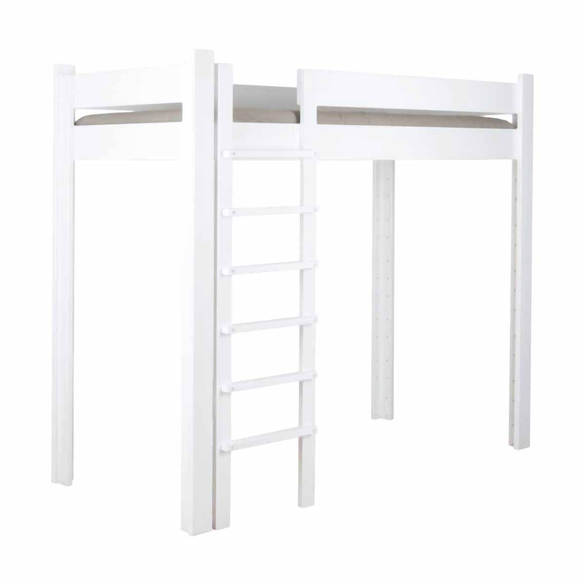 NEW Hochbett 90x200cm DESTYLE de Breuyn weiß lackiert