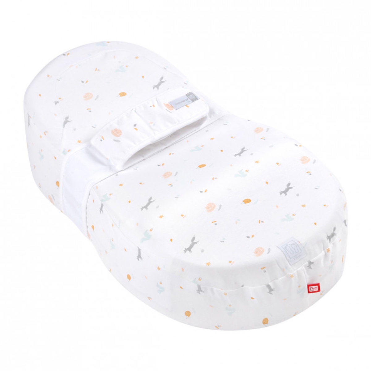 Nid ergonomique-un drap 10º COCOONABABY Redcastle happy fox