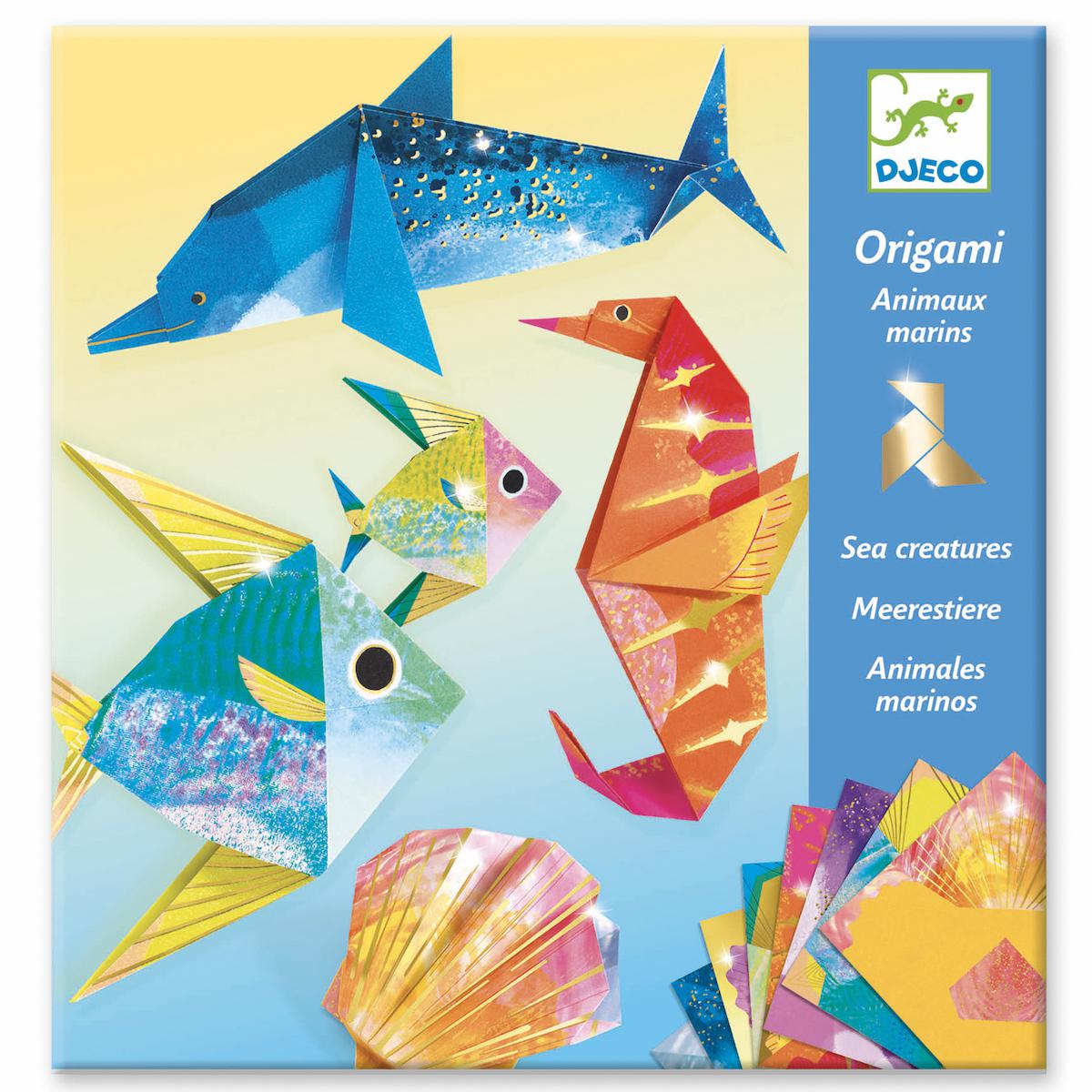 Origami ANIMALES MARINOS Djeco