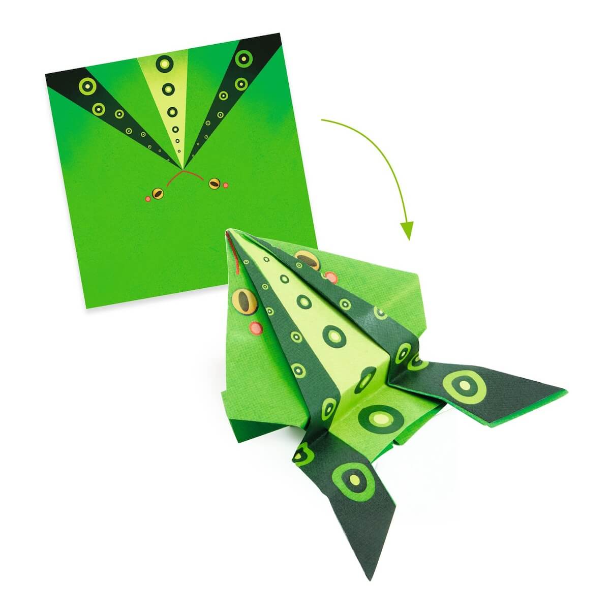 Origami ANIMALES SALTARINES Djeco