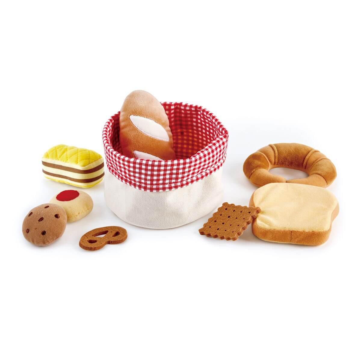 Pan-repostería fieltro-8U CESTA PAN Hape