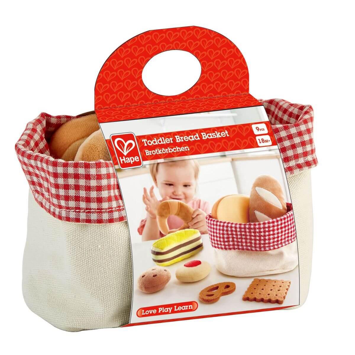 Pan-repostería fieltro-8U CESTA PAN Hape