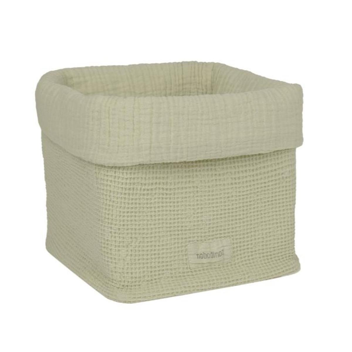 Panier de rangement 20x18cm WABI SABI Nobodinoz green matcha