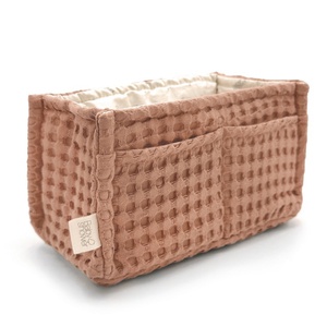 Panier de rangement pour couches babyshower gofre cinnamon
