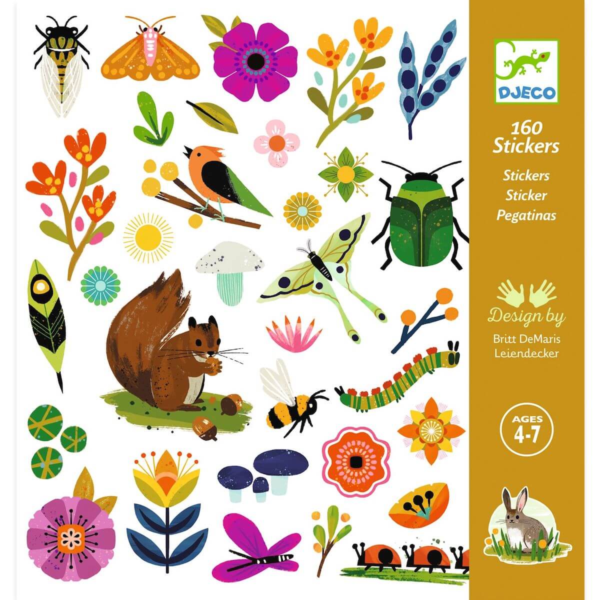 Pegatinas JARDIN Djeco