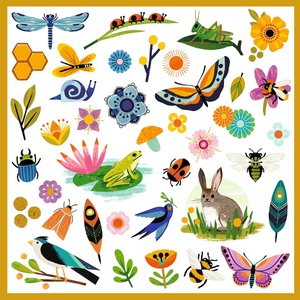 Pegatinas JARDIN Djeco