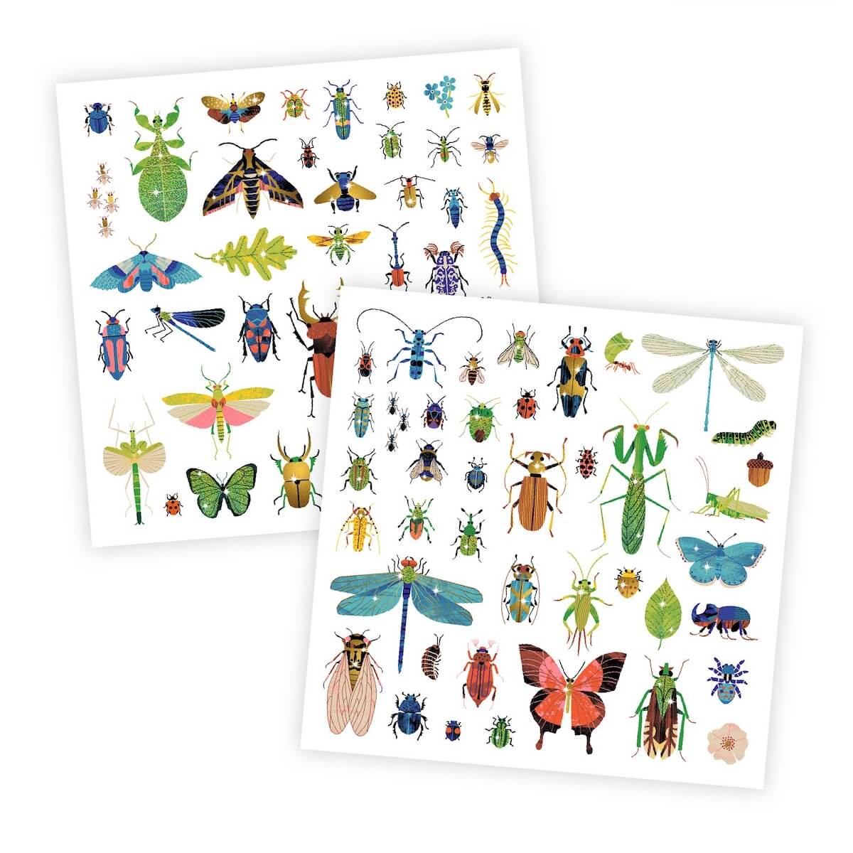 Pegatinas metalizadas MICROCOSMOS Djeco